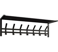 Вешалка ЗМИ с полкой Торонто 31 черный ВСПТ31 Ч