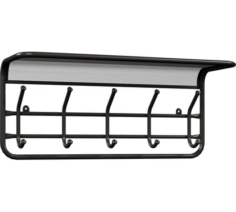 Вешалка ЗМИ с полкой Гранада 21 GRANADA 21 hanger with shelf графит ВСПГ21 Гр ВСПГ21 ГР