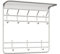 Вешалка ЗМИ с полкой Гранада 22 GRANADA 22 hanger with shelf белый ВСПГ22 Б