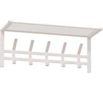Вешалка ЗМИ с полкой Торонто 21, hanger with shelf белый ВСПТ21 Б