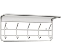 Вешалка ЗМИ с полкой Гранада 21 GRANADA 21 hanger with shelf белый ВСПГ21 Б