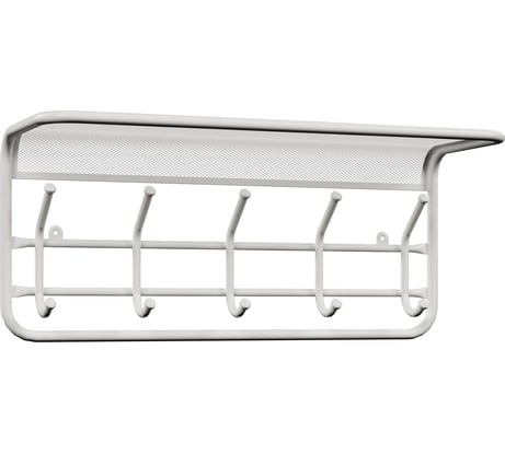 Вешалка ЗМИ с полкой Гранада 21 GRANADA 21 hanger with shelf белый ВСПГ21 Б