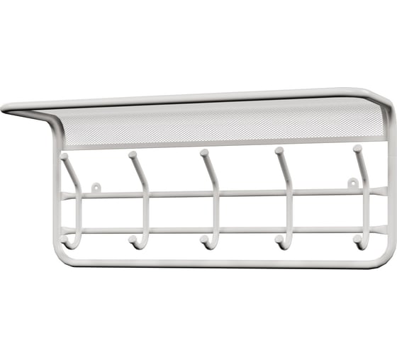 Вешалка ЗМИ с полкой Гранада 21 GRANADA 21 hanger with shelf белый ВСПГ21 Б