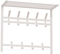 Вешалка ЗМИ с полкой 2-х ярусная Торонто 22, hanger with shelf белый ВСПТ22 Б