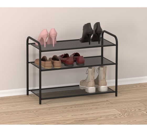 Подставка для обуви ЗМИ Верона 23 VERONA 23 shoe rack черный ПДОВ23 Ч