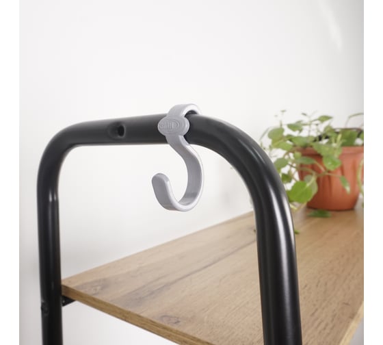 Вешалка гардеробная ЗМИ Скандинавия 21 с полкой SCANDINAVIA 21 clothes rack черный ВГССП21 Ч