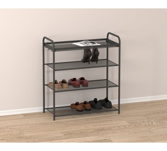 Подставка для обуви ЗМИ Верона 24 VERONA 24 shoe rack графит ПДОВ24 Гр