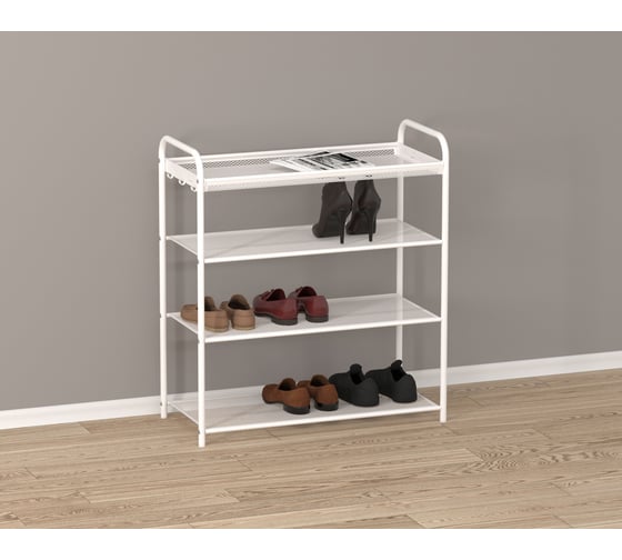 Подставка для обуви ЗМИ Верона 24 VERONA 24 shoe rack белый ПДОВ24 Б