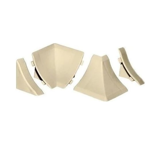 Комплект фурнитуры Cezar BL33-3W (594) DIY к 207/1238/1237/271/063/1217/1235/283 (2 заглушки, 1 внутренний угол, 1 внешний угол) BL33.3W.SET 1