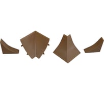 Комплект фурнитуры Cezar BL33-160 DIY к 066/102/124/131 (2 заглушки, 1 внутренний угол, 1 внешний угол) BL33.160.SET (1O)