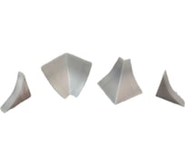 Комплект фурнитуры Cezar BL33-3M (841) DIY к 841/176/149/1351/1353/BL128/BL147 (2 заглушки, 1 внутренний угол, 1 внешний угол) BL33.3M.SET