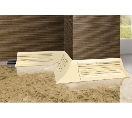 Комплект фурнитуры Cezar BL33-3M (841) DIY к 841/176/149/1351/1353/BL128/BL147 (2 заглушки, 1 внутренний угол, 1 внешний угол) BL33.3M.SET