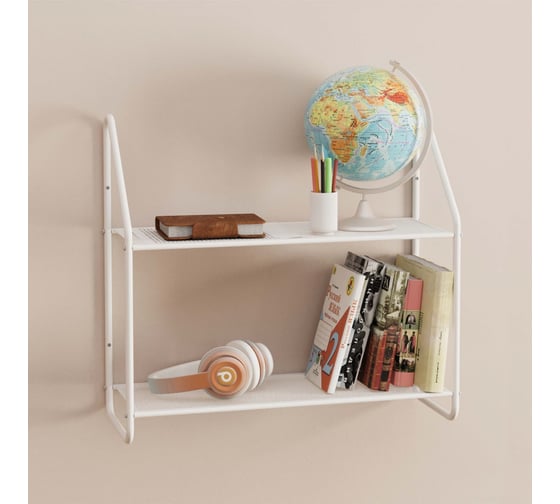 Этажерка настенная ЗМИ БАРСЕЛОНА 22 BARCELONA 22 wall storage rack белый ЭНБ22 Б ЭНБ22Б