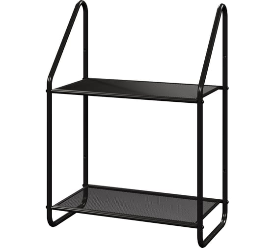 Этажерка настенная ЗМИ Барселона 12 BARCELONA 12 wall storage rack черный ЭНБ12 Ч ЭНБ12Ч