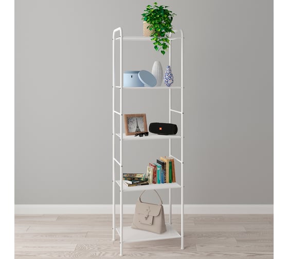 Стеллаж ЗМИ Валенсия 15 VALENCIA 15 Shelf rack белый СТВ15 Б