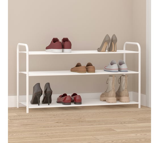 Подставка для обуви ЗМИ Верона 33 VERONA 33 shoe rack белый ПДОВ33 Б