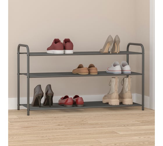 Подставка для обуви ЗМИ Верона 33 VERONA 33 shoe rack графит ПДОВ33 ГР