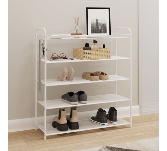 Подставка для обуви ЗМИ Верона 35 VERONA 35 shoe rack белый ПДОВ35 Б