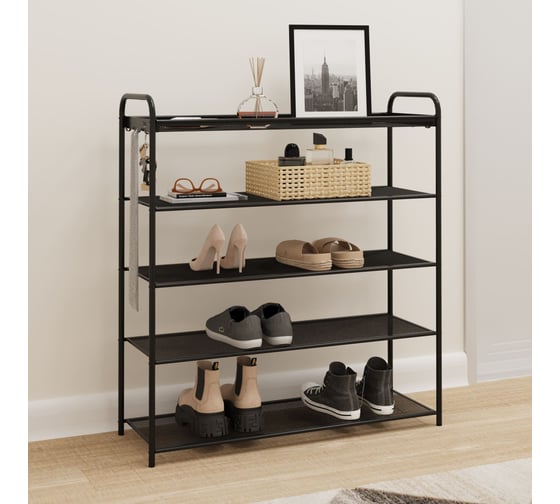 Подставка для обуви ЗМИ Верона 35 VERONA 35 shoe rack черный ПДОВ35 Ч