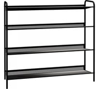 Подставка для обуви ЗМИ Женева 34 GENEVA shoe rack 34 черный ПДОЖ34 Ч