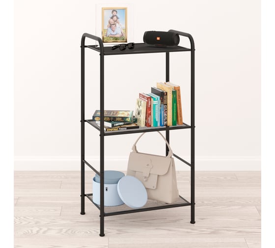 Стеллаж ЗМИ Валенсия 13 VALENCIA 13 Shelf rack цвет черный СТВ13Ч