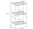 Стеллаж ЗМИ Валенсия 13 VALENCIA 13 Shelf rack цвет черный СТВ13Ч 5