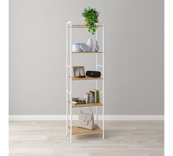 Стеллаж ЗМИ Валенсия 15 W VALENCIA 15 W Shelf rack белый СТВ15Д Б