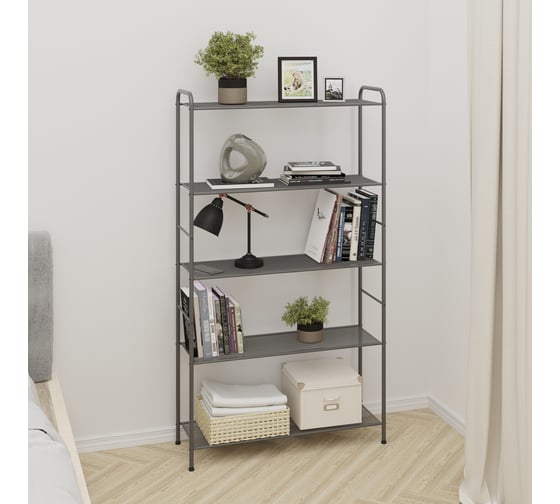 Стеллаж ЗМИ Валенсия 35 VALENCIA 35 Shelf rack графит СТВ35 ГР