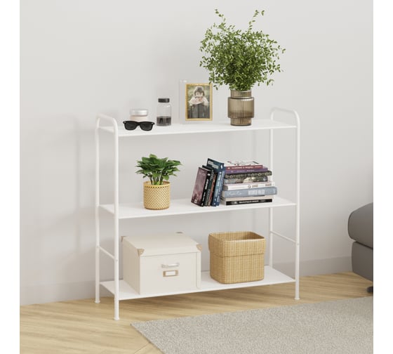 Стеллаж ЗМИ Валенсия 33 VALENCIA 33 Shelf rack белый СТВ33 Б