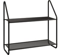 Этажерка настенная ЗМИ БАРСЕЛОНА 22 BARCELONA 22 wall storage rack графит ЭНБ22 ГР ЭНБ22ГР