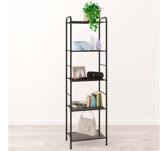 Стеллаж ЗМИ Валенсия 15 VALENCIA 15 Shelf rack черный СТВ15 Ч