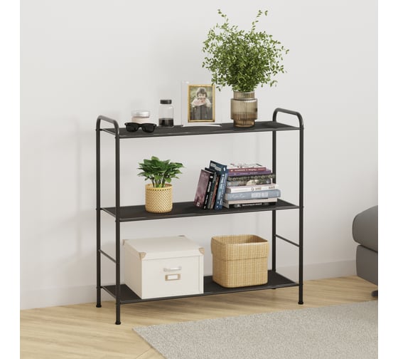 Стеллаж ЗМИ Валенсия 33 VALENCIA 33 Shelf rack черный СТВ33 Ч