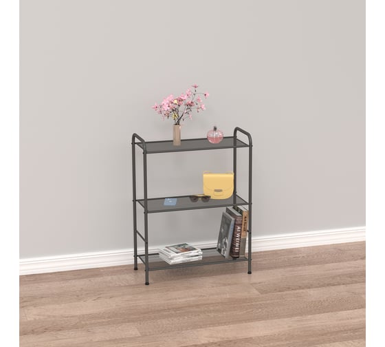 Стеллаж ЗМИ Валенсия 23 VALENCIA 23 Shelf rack графит СТВ23 ГР