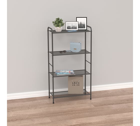 Стеллаж ЗМИ Валенсия 24 VALENCIA 24 Shelf rack графит СТВ24 ГР