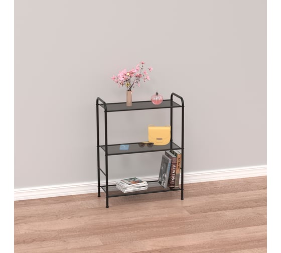 Стеллаж ЗМИ Валенсия 23 VALENCIA 23 Shelf rack черный СТВ23 Ч