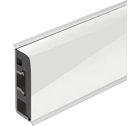 Кухонный плинтус Thermoplast АР630-1105 белый глянец 630В,1105А3000 1