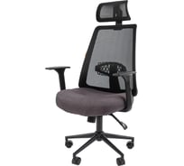 Офисное кресло CHAIRMAN 535 BLACK ткань, черный/серый 00-07142312