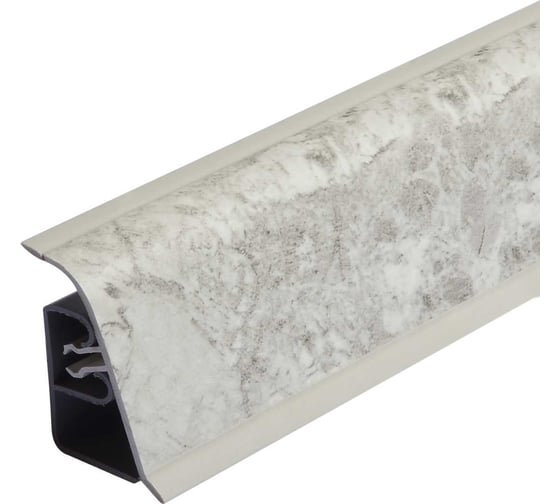 Плинтус для столешницы Thermoplast 850-1300 АР850 Серый гранит, 37х24х4200 мм (ф-ра 1240/077) (12) 850V.1300F4200.00.00