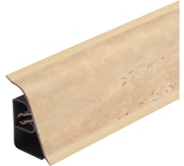 Плинтус для столешницы Thermoplast 850-1267 АР850 Травертин римский, 37х24х4200 мм (ф-ра 1237/078) (12) 850V.1267F4200.00.00
