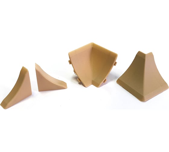 Комплект фурнитуры Thermoplast АР120-708 DIY 2 заглушки, 1 внутренний угол, 1 внешний угол 120D.0708.SET