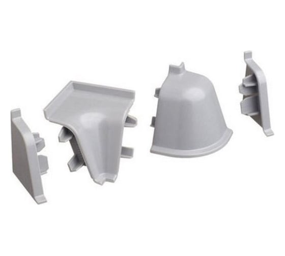 Комплект фурнитуры Cezar BL44-011 (1110) DIY к 121 (2 заглушки, 1 внутренний угол, 1 внешний угол) BL44.011.SET (1U)