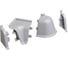 Комплект фурнитуры Cezar BL44-011 (1110) DIY к 121 (2 заглушки, 1 внутренний угол, 1 внешний угол) BL44.011.SET (1U) 1