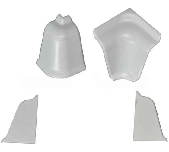 Комплект фурнитуры Cezar BL44-089 (1213) DIY (2 заглушки, 1 внутренний угол, 1 внешний угол) BL44.089.SET (1Z) 1