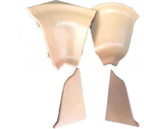 Комплект фурнитуры Cezar BL44-081 (1225) DIY (2 заглушки, 1 внутренний угол, 1 внешний угол) BL44.081.SET (1W) 1