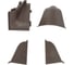Комплект фурнитуры Cezar BL44-162 DIY к 126/138/140/145/149/156/170 (2 заглушки, 1 внутренний угол, 1 внешний угол) BL44.162.SET (1Q) 1