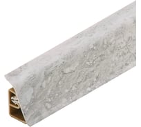 Плинтус для столешниц Cezar BL44 44-133 Чиполлино бело-серый 37х24х4200 (ф-ра 164) BL44-133-4200