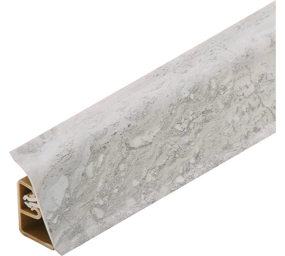 Плинтус для столешниц Cezar BL44 44-133 Чиполлино бело-серый 37х24х4200 (ф-ра 164) BL44-133-4200