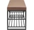 Обувница GreenWeen GARDA PLUS, черный каркас, сидение велюр цвет Mocco, 850x400x520 мм GW-GARDAPLUS-M-850B 6