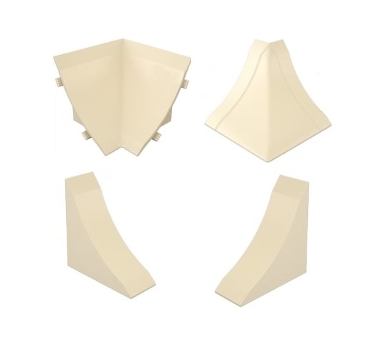 Комплект фурнитуры Thermoplast АР120-1007 (3V) DIY 2 заглушки, 1 внутренний угол, 1 внешний угол 120D.1007.SET 1