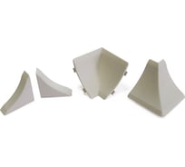 Комплект фурнитуры Thermoplast АР120-1004 (3Q) DIY 2 заглушки, 1 внутренний угол, 1 внешний угол 120D.1004.SET